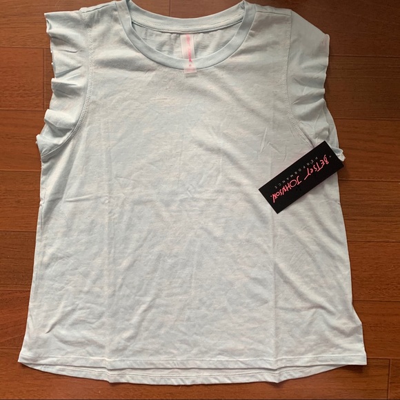 Betsey Johnson Performance flutter sleeve tee - Picture 4 of 7